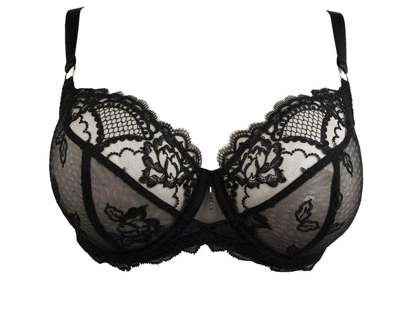 Bahia Black 3/4 Cup Bra