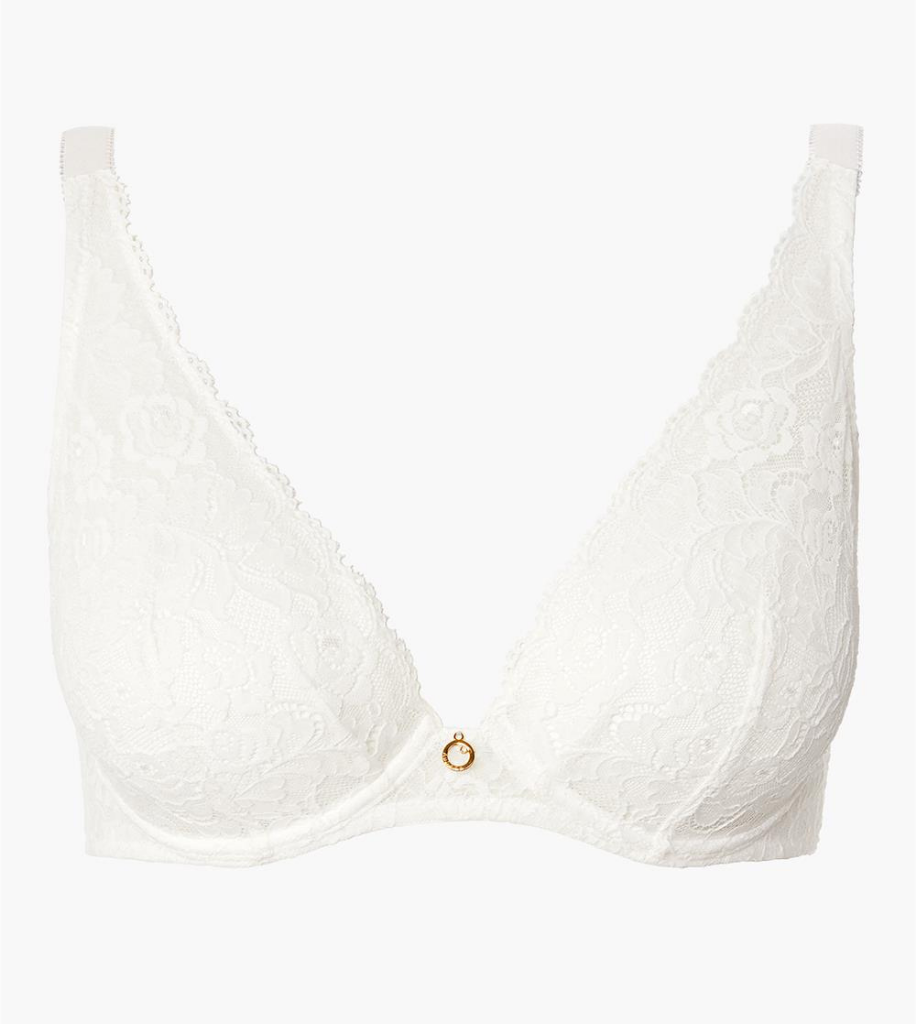 Aubade - Rosessence Comfort Triangle Plunge Bra Opale – Ouh La La