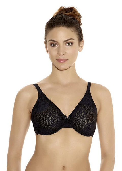 Wacoal Halo Lace Naturally Nude Moulded Underwired Bra