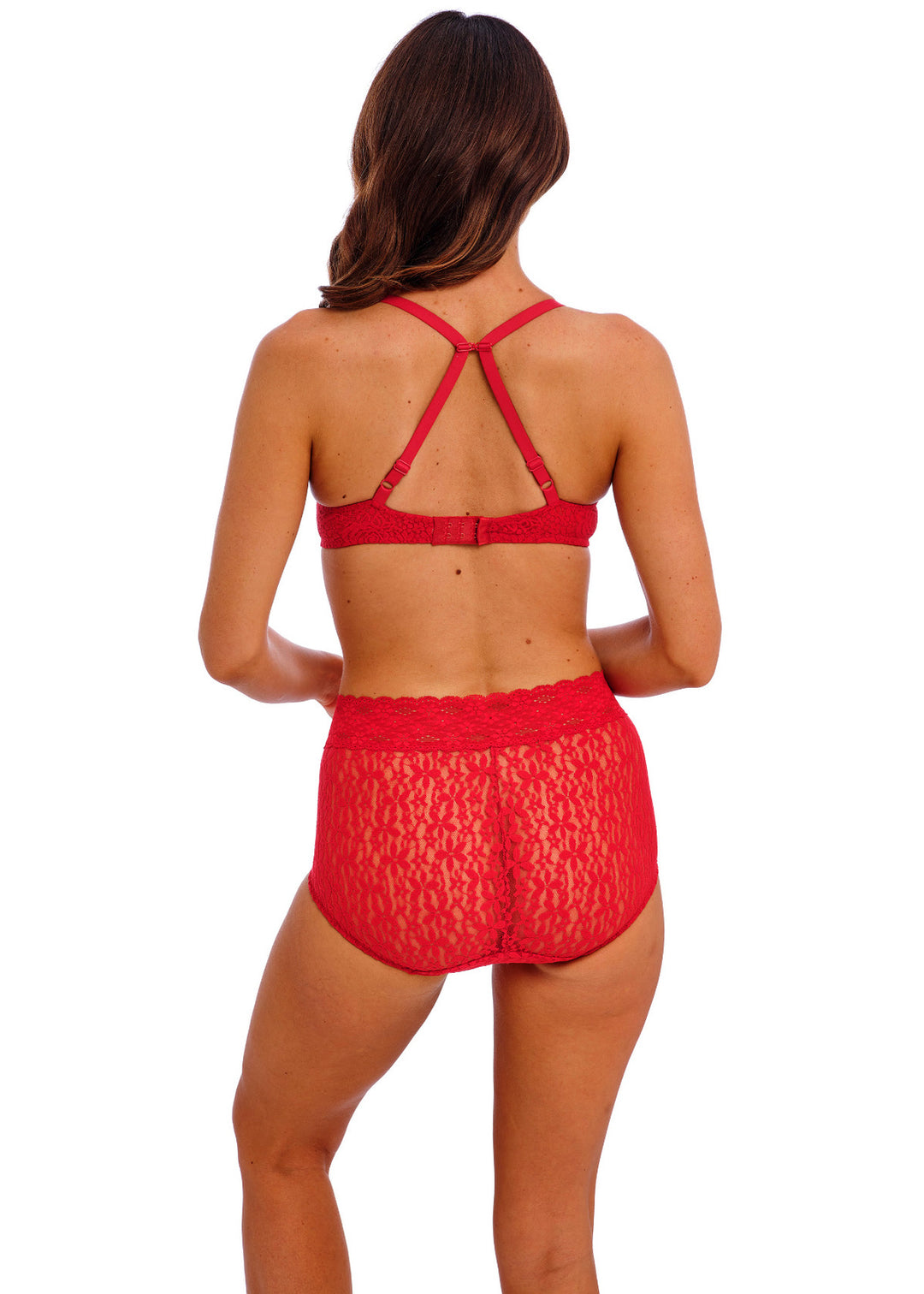 Wacoal - Halo Lace Moulded Underwire Bra Equestrian Red