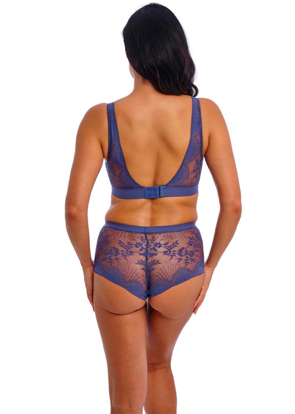 Wacoal - Sensu Lace Non Wired Bralette Dark Azure