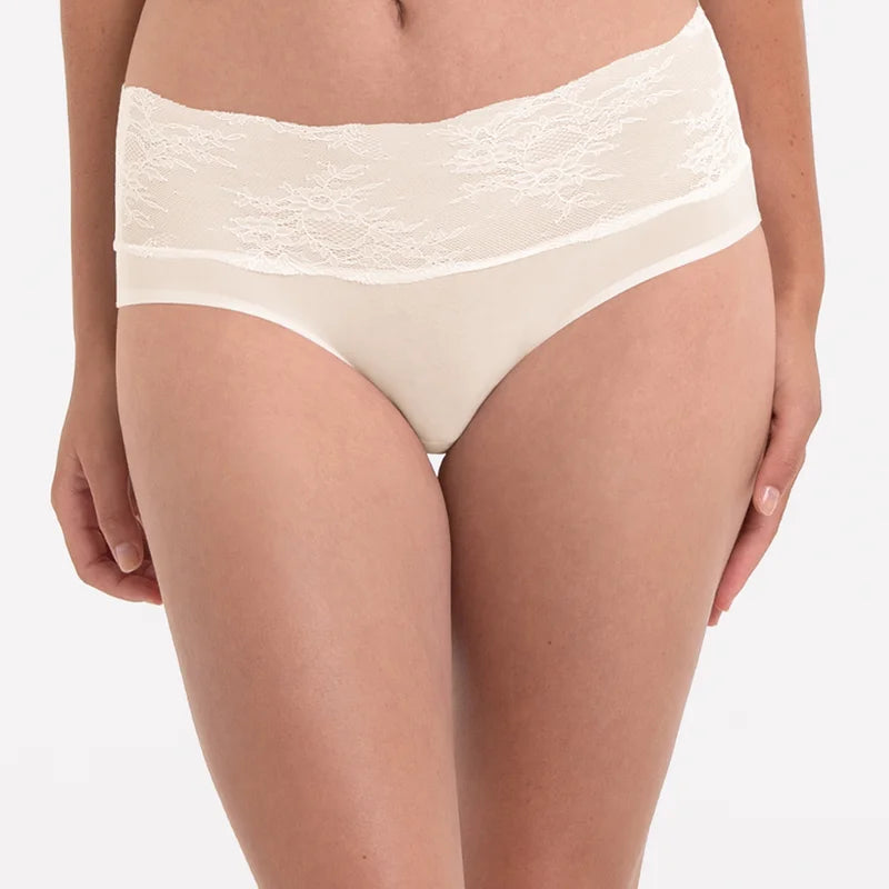 Anita - Essential Lace High Waist Brief Crystal