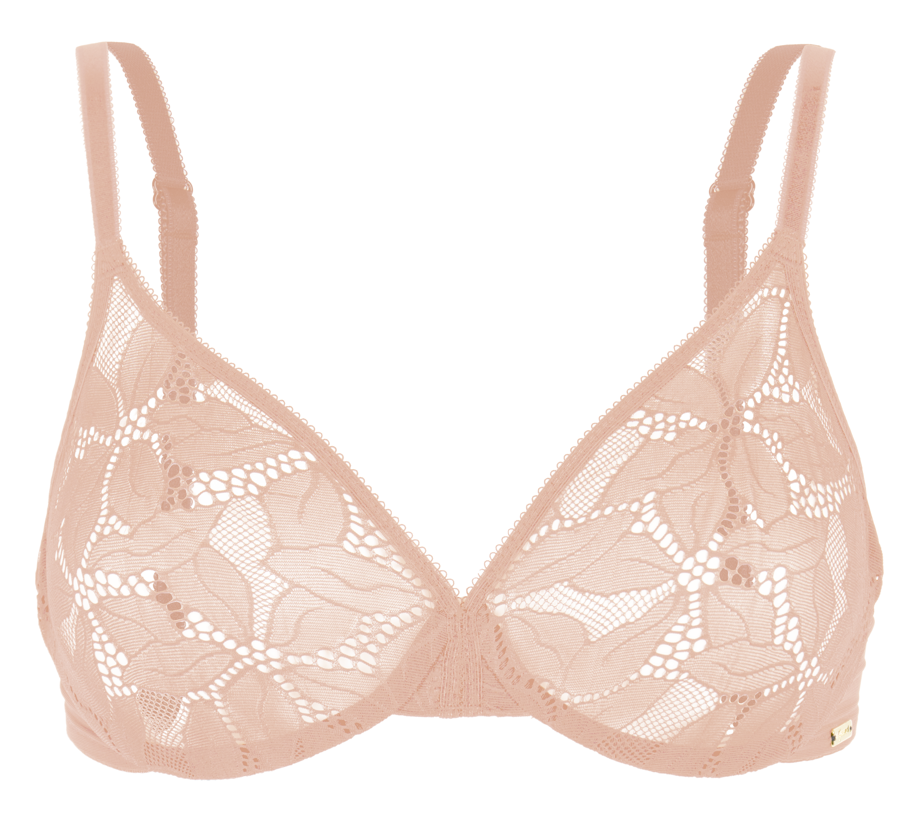 Gossard GLOSSIES 36E -or- 38F SHEER CUP Bra BLACK