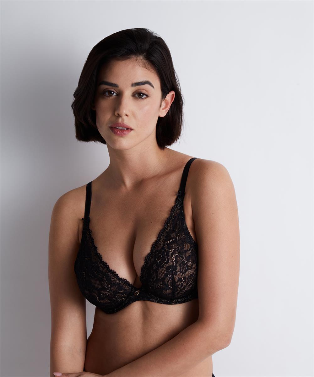 Aubade - Rosessence Triangle Bra Black