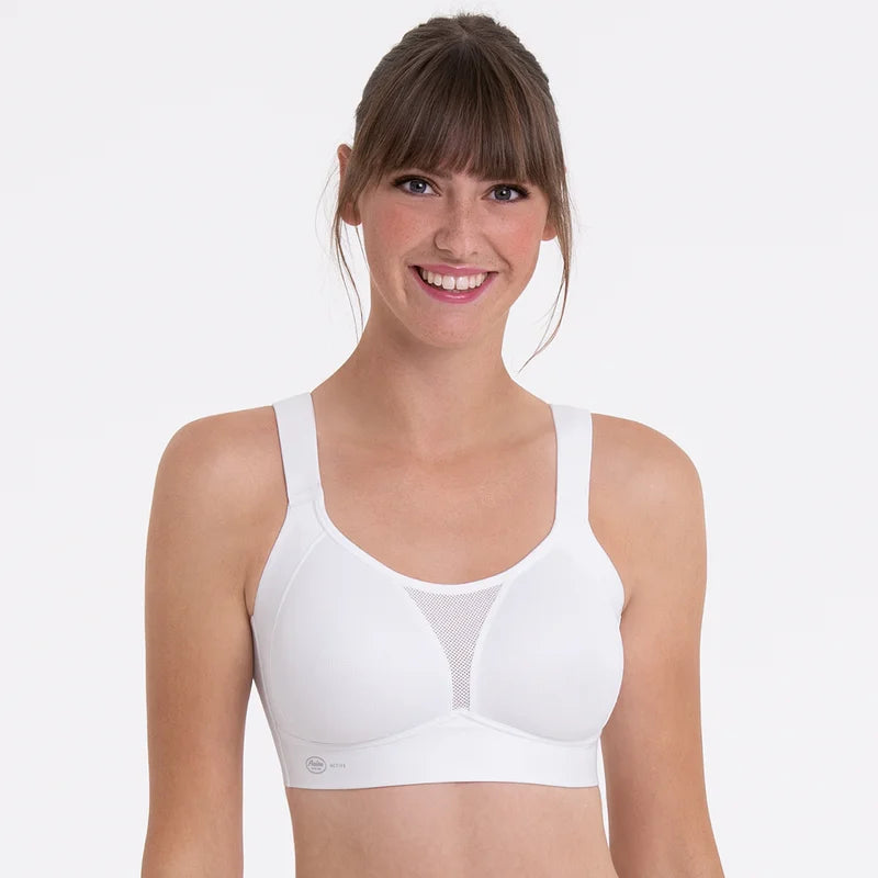 Anita - Smart Control Sports Bra Moulded Clean Cut White