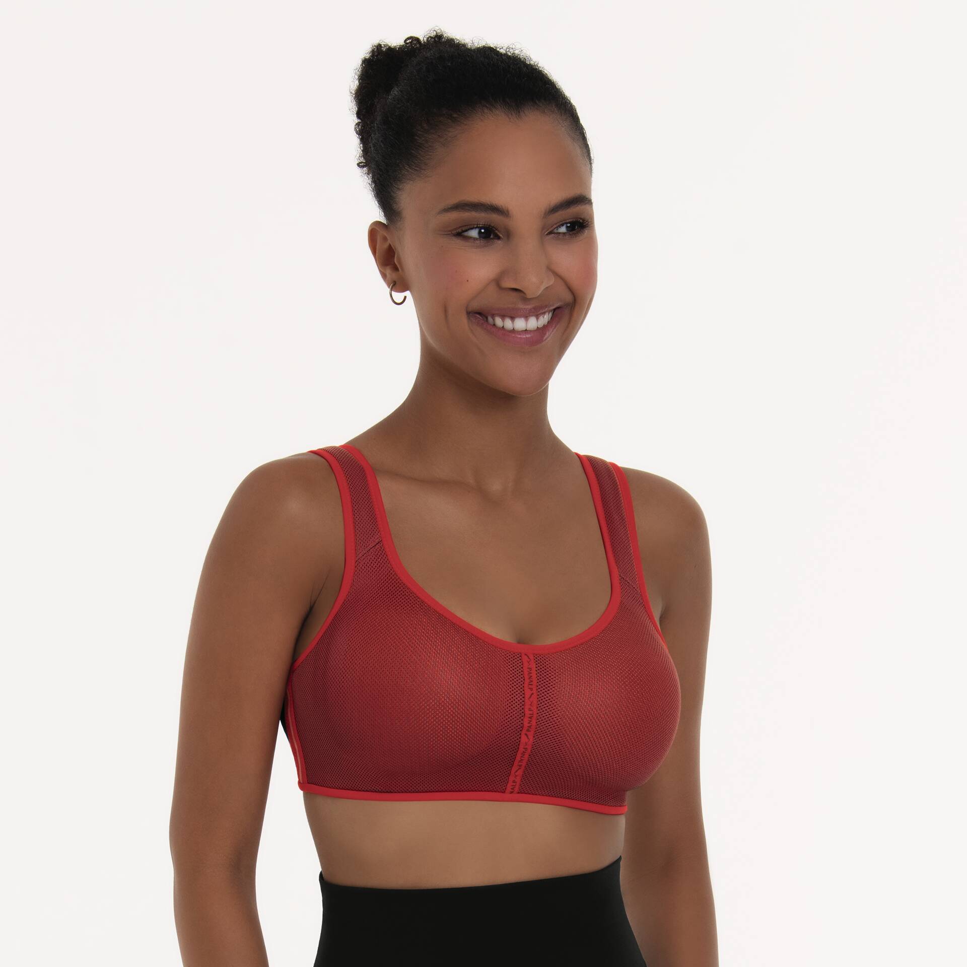 Anita Air Control Padded Cup Sports Bra (White) Women's Bra. Keep your  momentum going with the support you desire fr…
