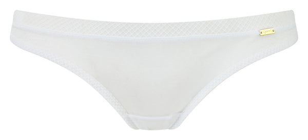 Gossard Glossies Thong White Ouh La La