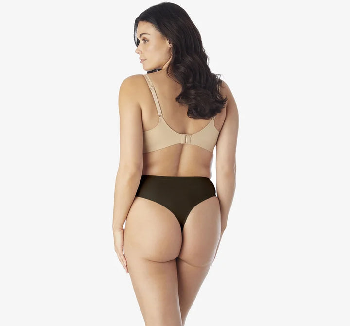 Naomi & Nicole Shapewear - Unbelievable Comfort Light Shaping 2-Pack Thong Black & Warm Beige