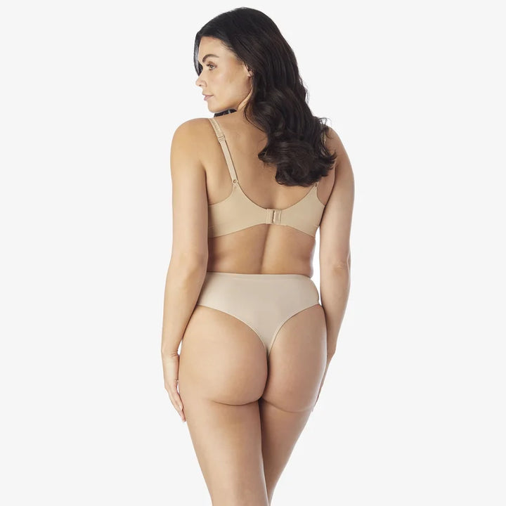 Naomi & Nicole Shapewear - Unbelievable Comfort Light Shaping 2-Pack Thong Black & Warm Beige