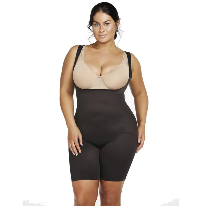 Naomi & Nicole Shapewear - Unbelievable Comfort Torsette Thigh Slimmer Black