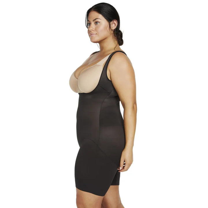 Naomi & Nicole Shapewear - Unbelievable Comfort Torsette Thigh Slimmer Black