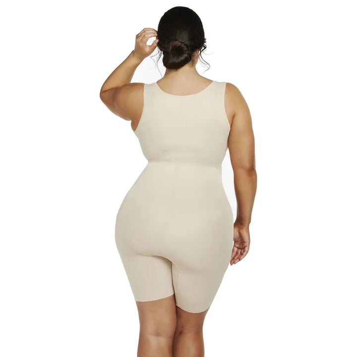 Naomi & Nicole Shapewear - Unbelievable Comfort Torsette Thigh Slimmer Warm Beige