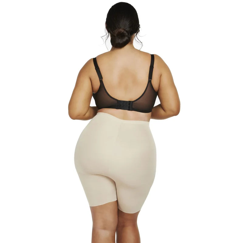 Naomi & Nicole Shapewear - Unbelievable Comfort Waistline Bike Pant Warm Beige