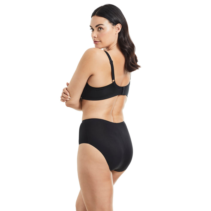 Naomi & Nicole Shapewear - Laser Cut Hipster Black