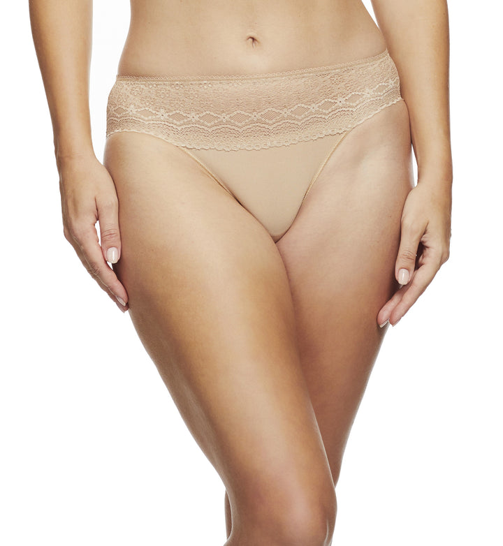 Naomi & Nicole Shapewear - Lace Hipster Warm Beige