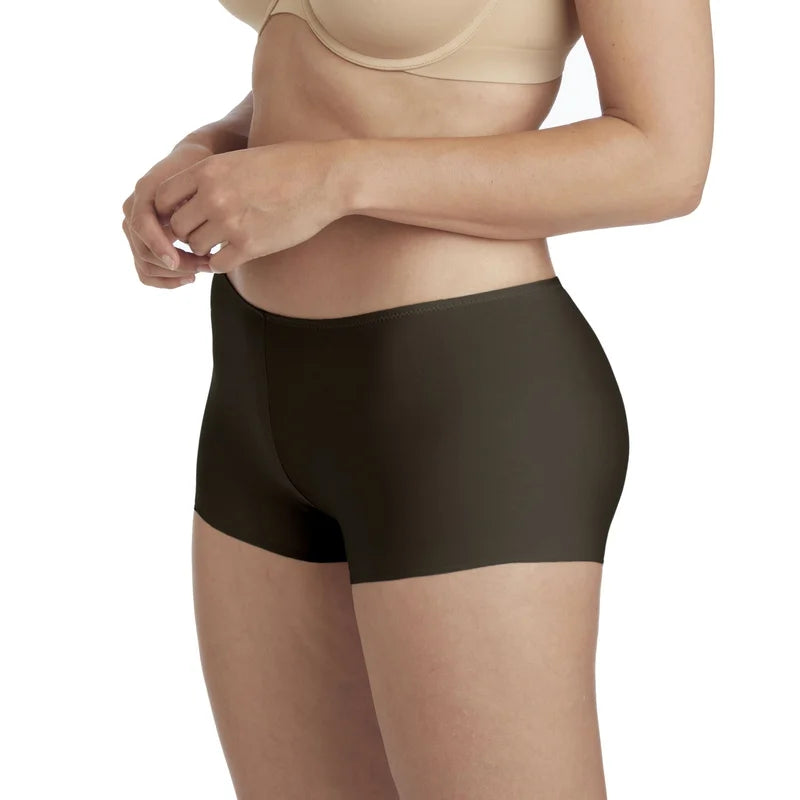 Naomi & Nicole Shapewear - No Show No Lines Micro Boyshort Black