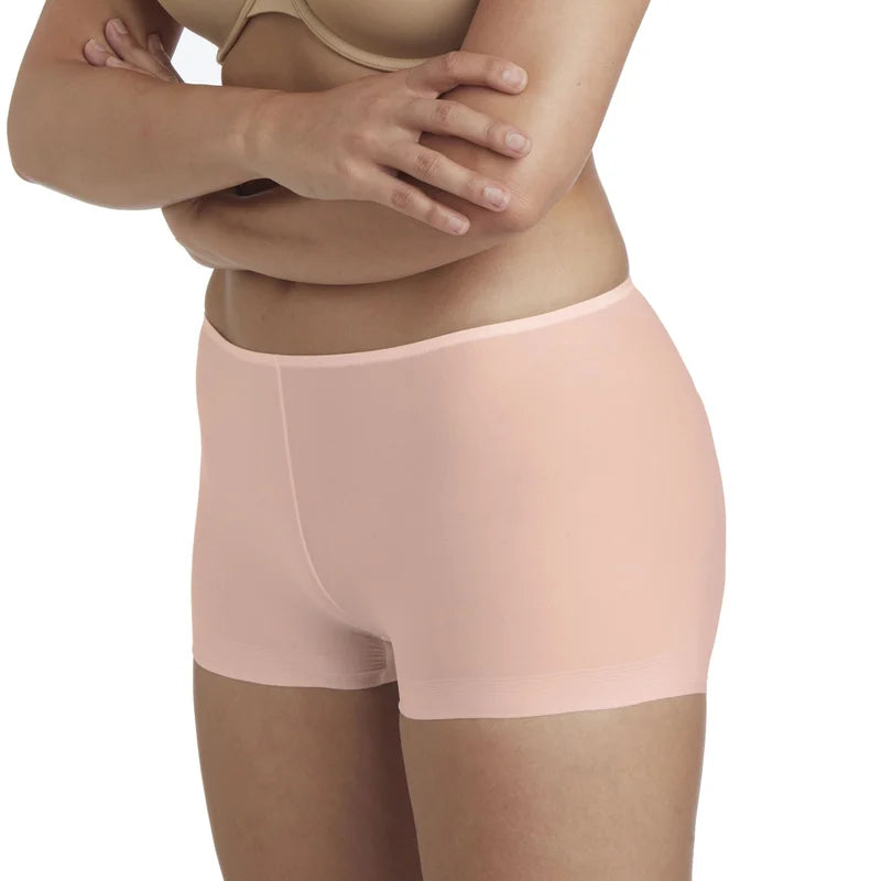 Naomi & Nicole Shapewear - No Show No Lines Micro Boyshort Veiled Rose