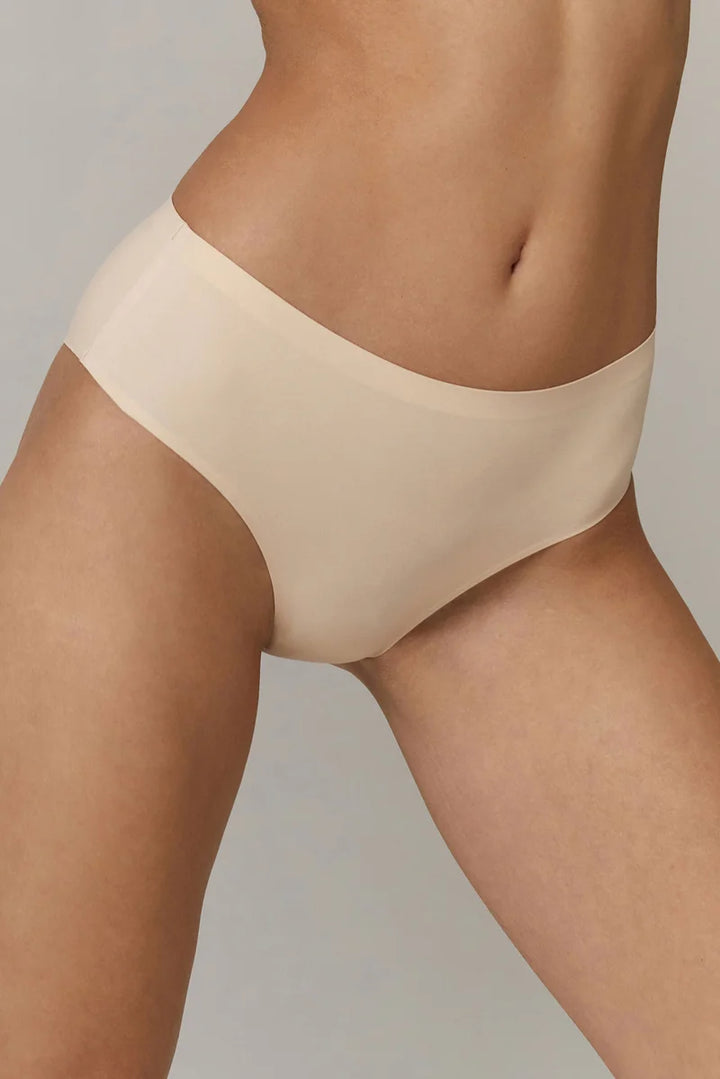 Aruelle - Amina Bonded Medium Waist Brazilian Panty Nude