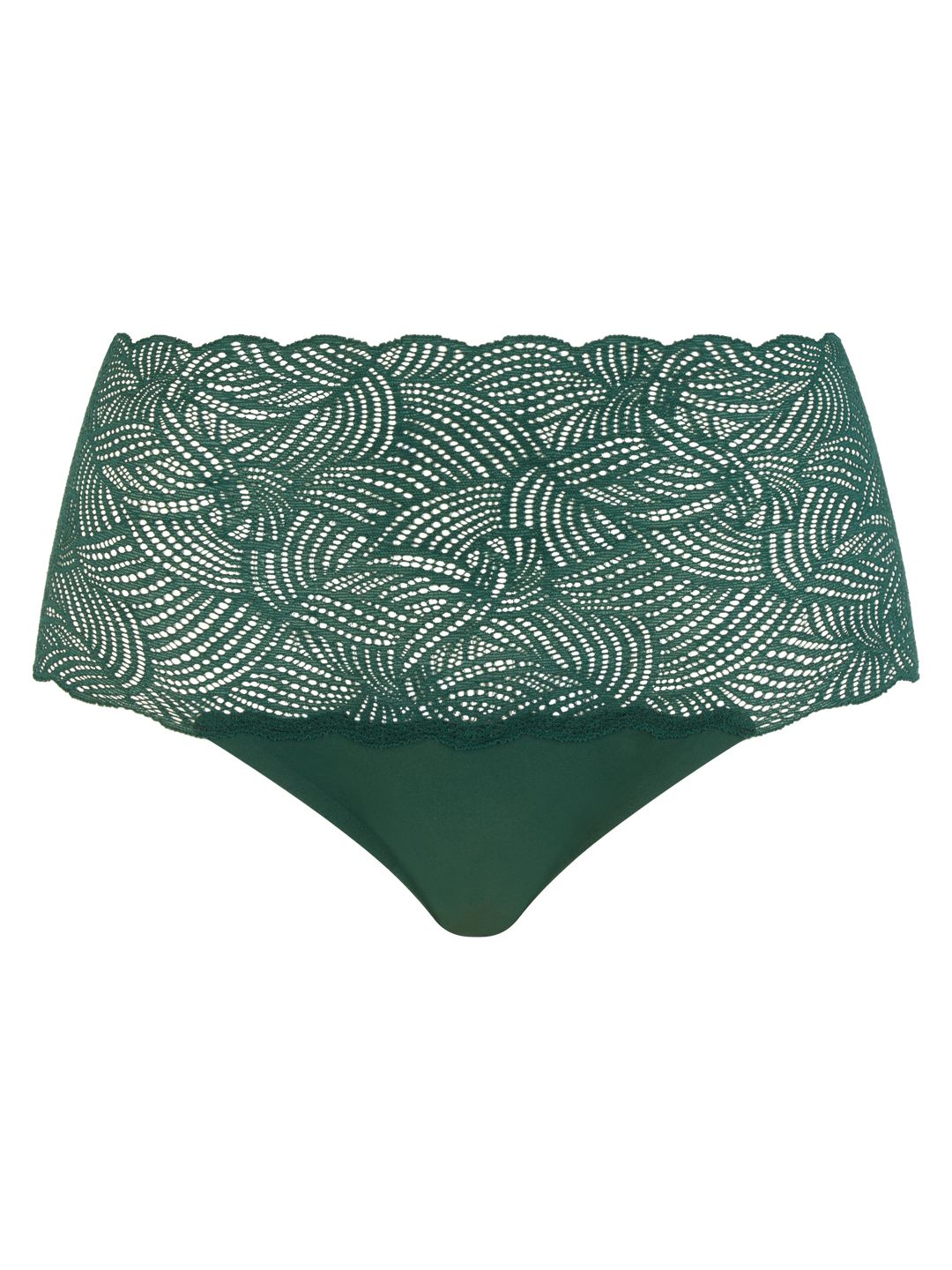 Chantelle - Softstretch Lace High Waist Brief Empire Green