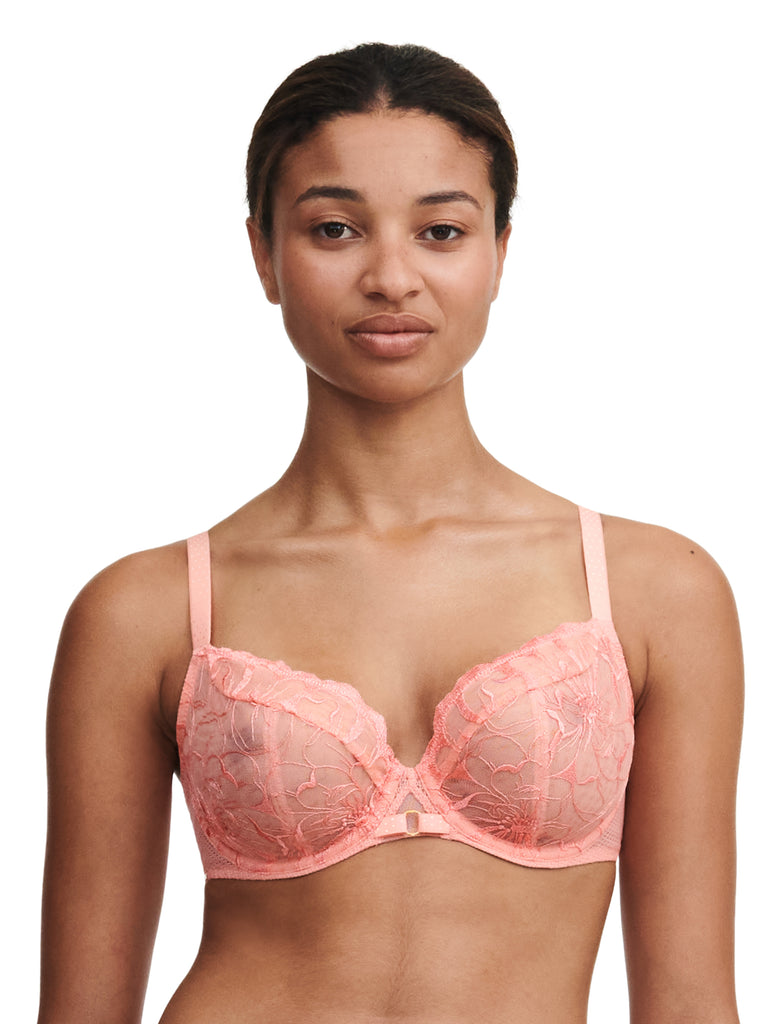 All Over Lace Underwire Bra Candlelight 40D