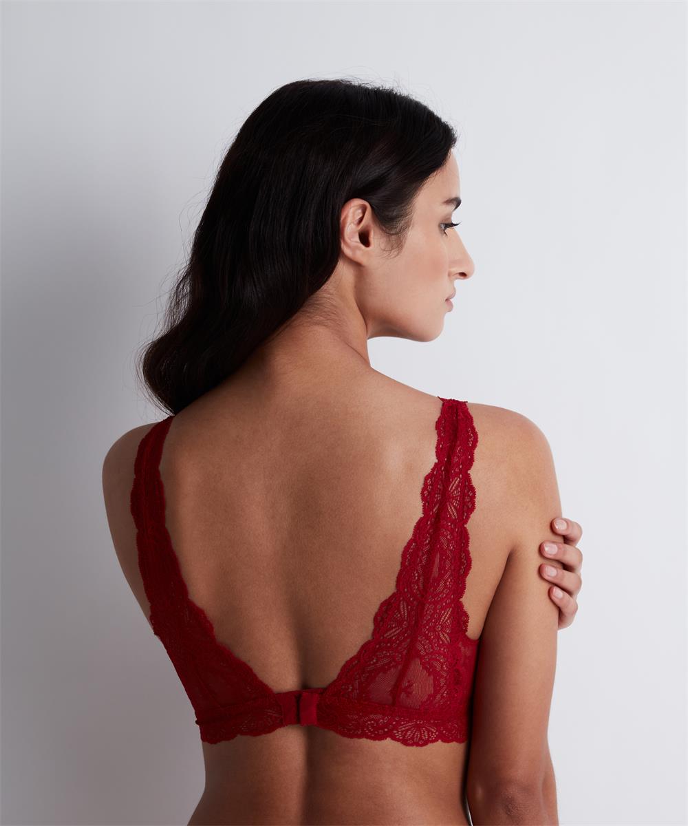 Aubade - Danse Des Sens Triangle Bra Irresistible Red