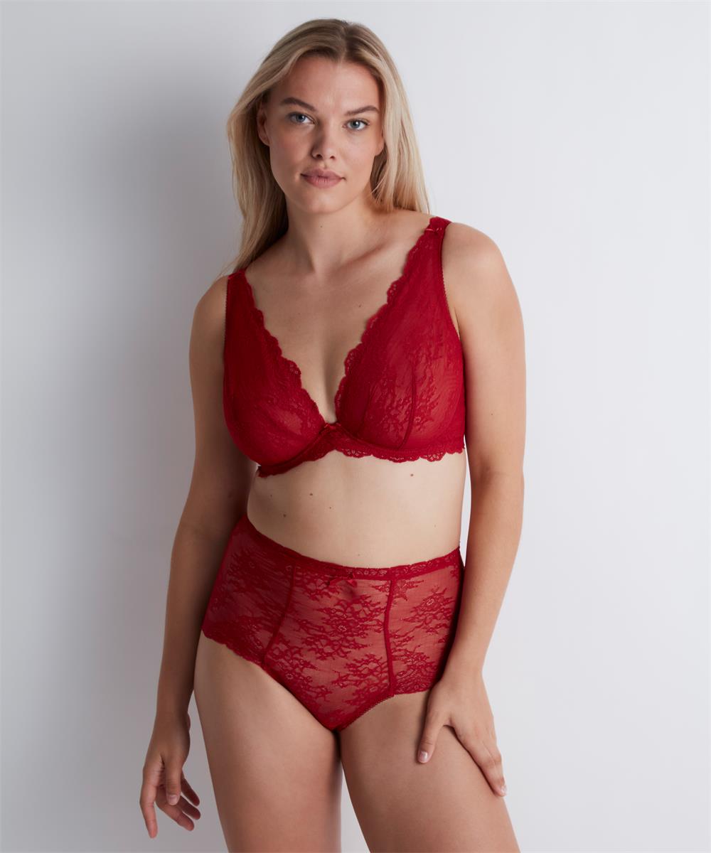 Aubade - Danse Des Sens Triangle Comfort Bra Irresistible Red