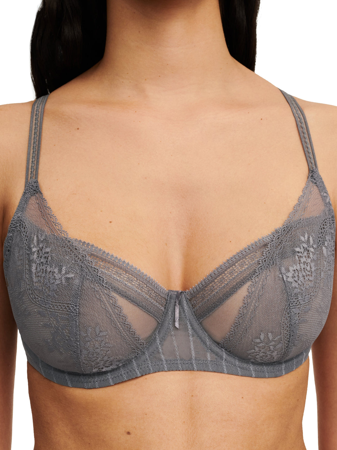 Passionata Maddie Half-Cup Bra - Grey Half Cup Bra Passionata 