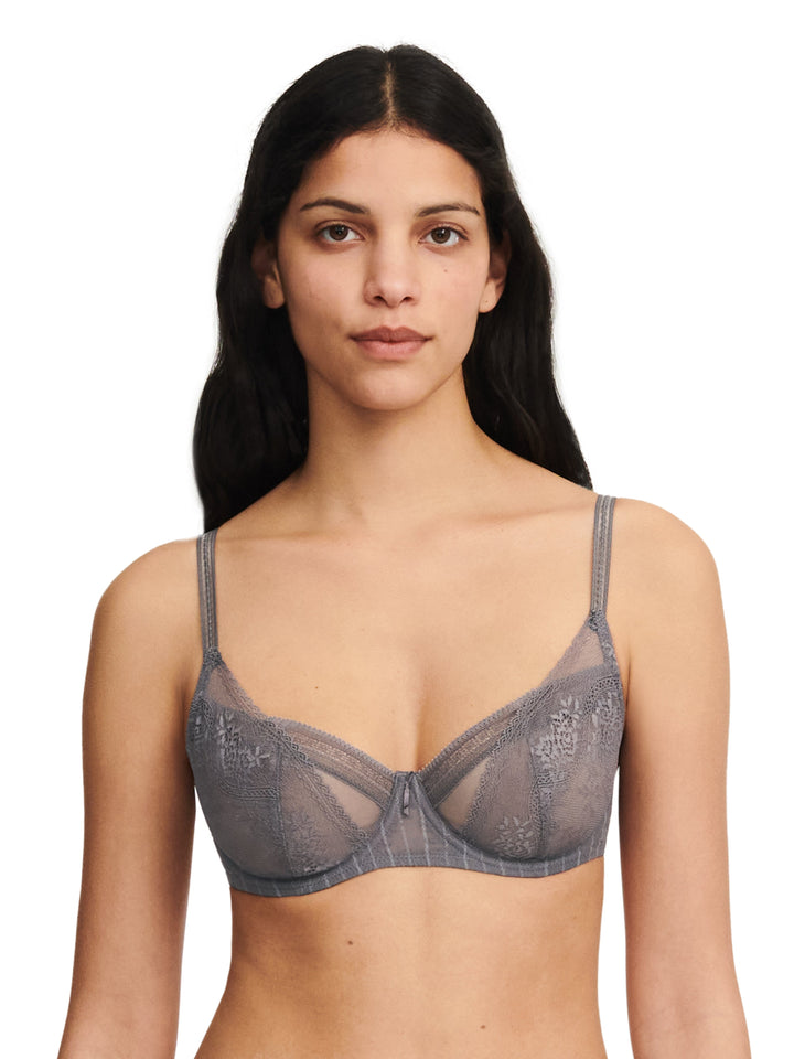 Passionata Maddie Half-Cup Bra - Grey Half Cup Bra Passionata 