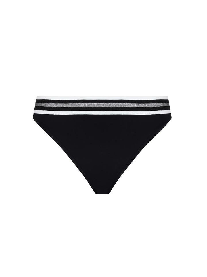 Lise Charmel Swimwear - Energie Nautique Bikini Wide Side bottom Noir Silver