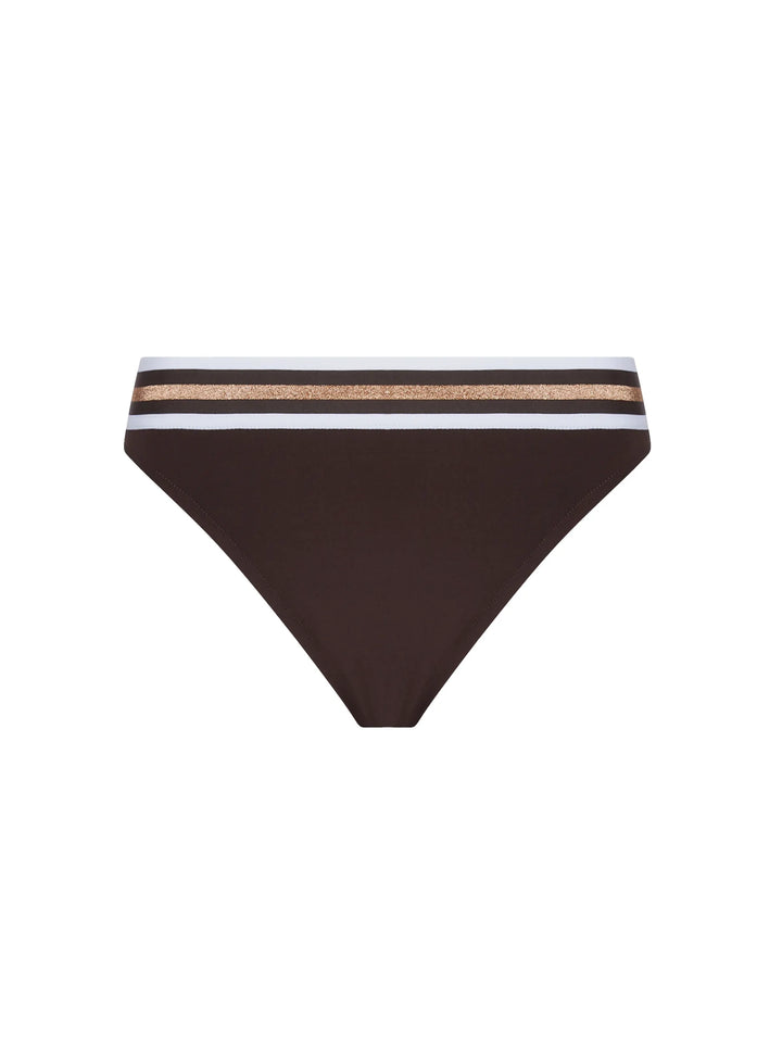 Lise Charmel Swimwear - Energie Nautique Wide Side Bikini Brief Taupe Nautique