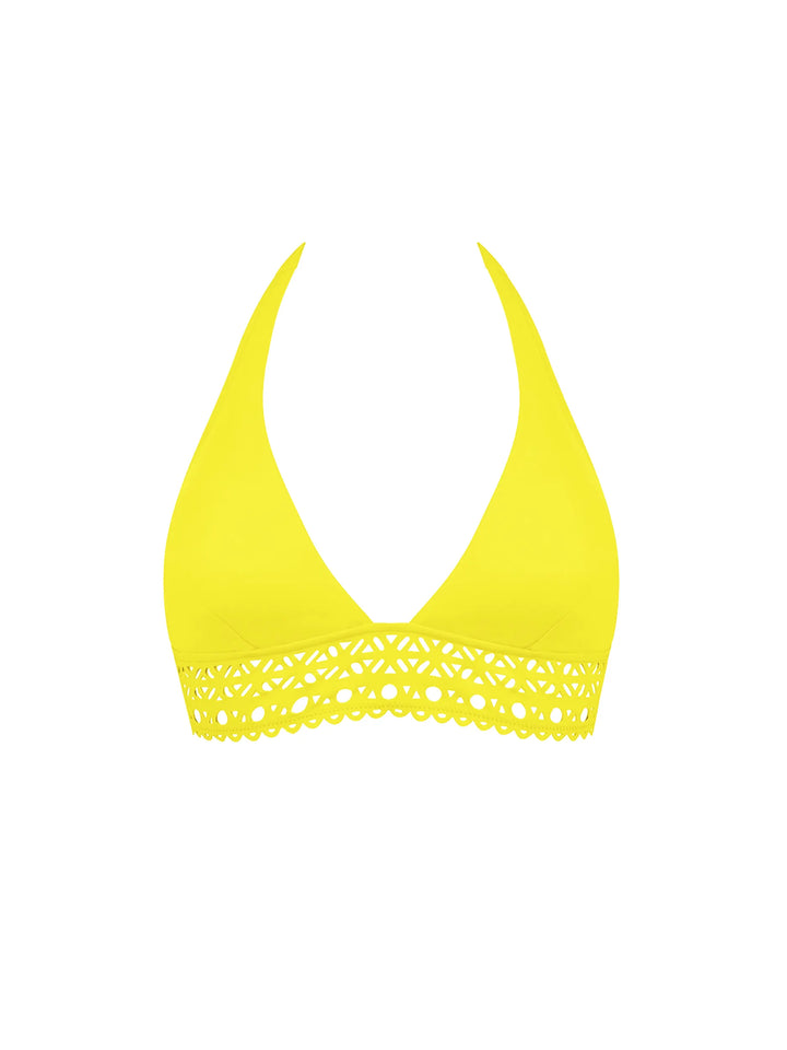 Lise Charmel Swimwear - Ajourage Couture Triangle Bikini Top Ajourage Jaune