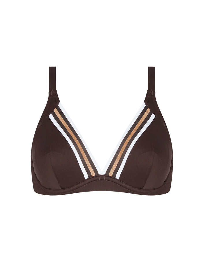 Lise Charmel Swimwear - Energie Nautique Wired Triangle Bikini Taupe Nautique