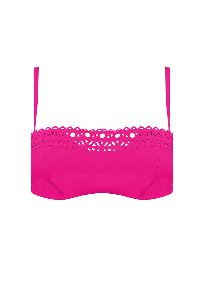 Lise Charmel Swimwear - Ajourage Couture Padded Strapless Bikini Ajourage Fuchsia