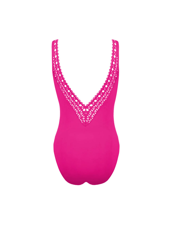 Lise Charmel Swimwear - Ajourage Couture Unwired Swimsuit Ajourage Fuchsia