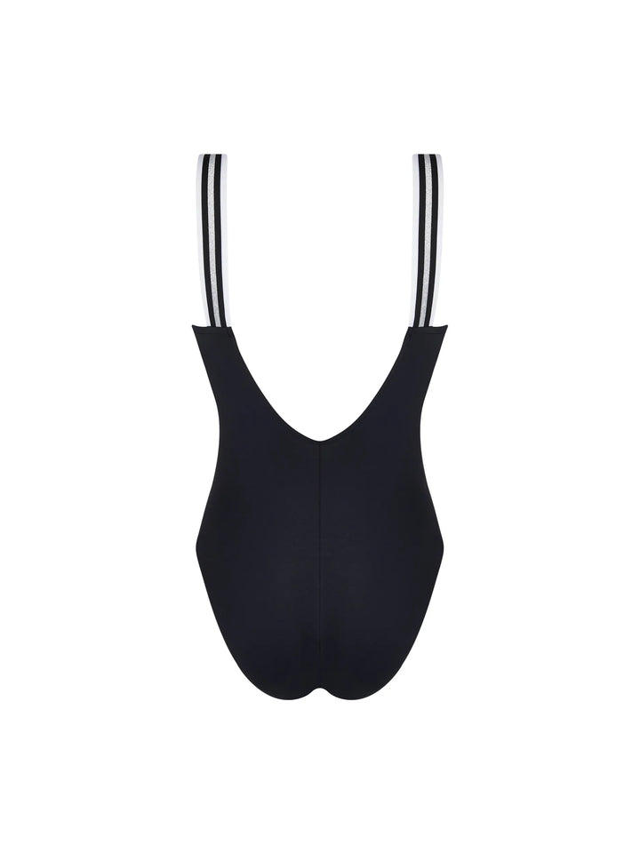 Lise Charmel Swimwear - Energie Nautique Wireless Swimsuit Noir Silver