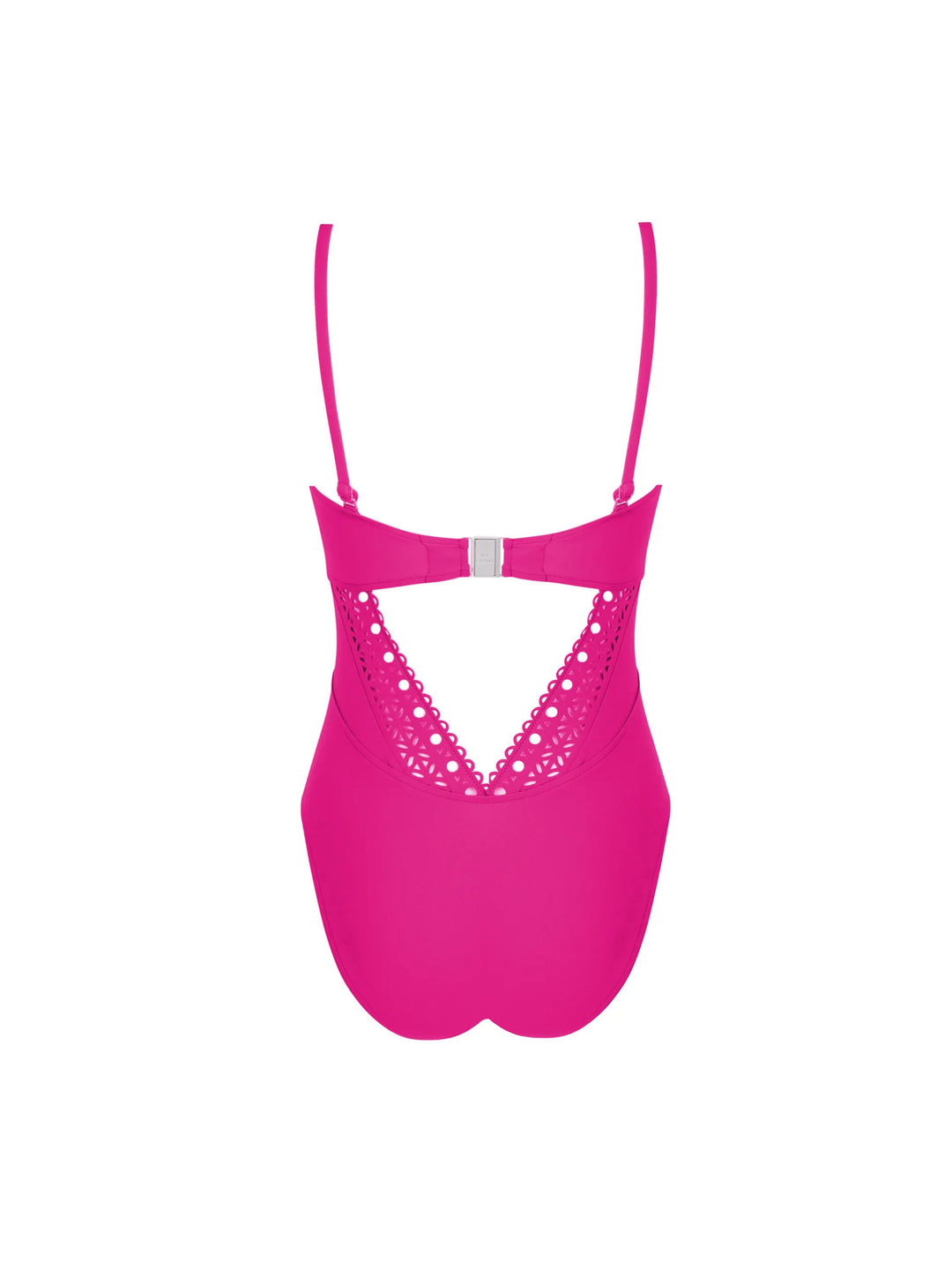 Lise Charmel Swimwear - Ajourage Couture Soft Cup Strapless Swimsuit Ajourage Fuchsia