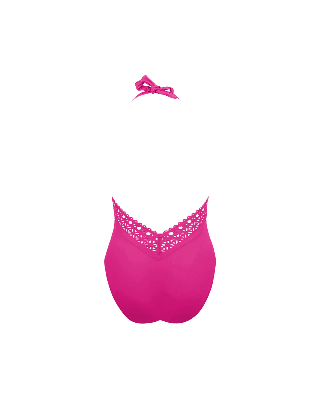 Lise Charmel Swimwear - Ajourage Couture Plunging Back Halter Swimsuit Ajourage Fuchsia