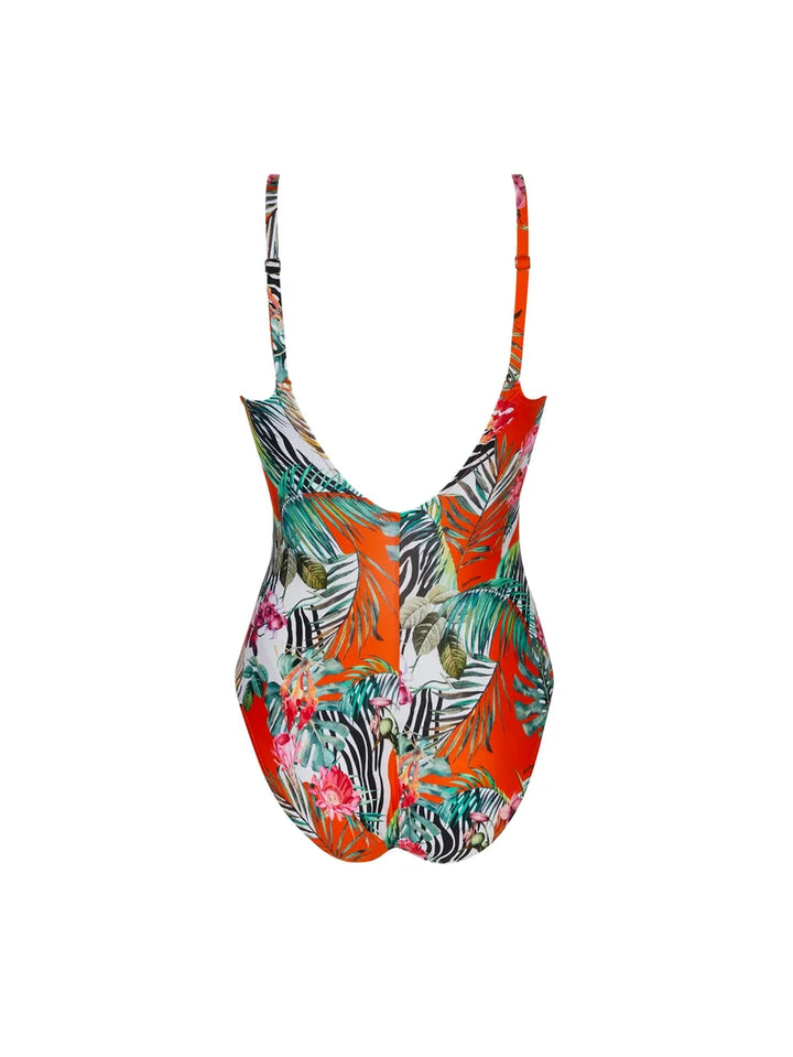 Lise Charmel Swimwear - Echappee Libre Full Cup Underwired Swimsuit Echappee Tropic