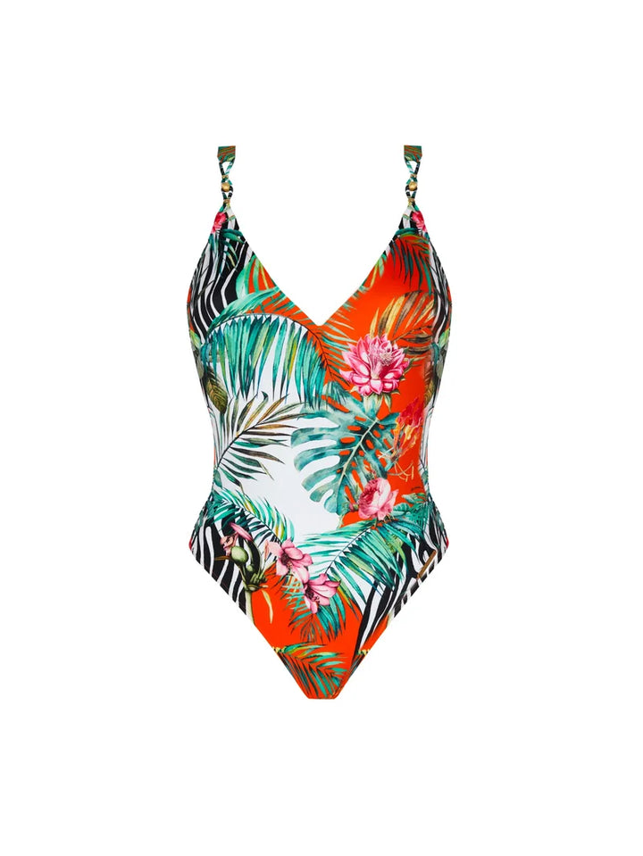 Lise Charmel Swimwear - Echappee Libre Wireless Swimsuit Echappee Tropic