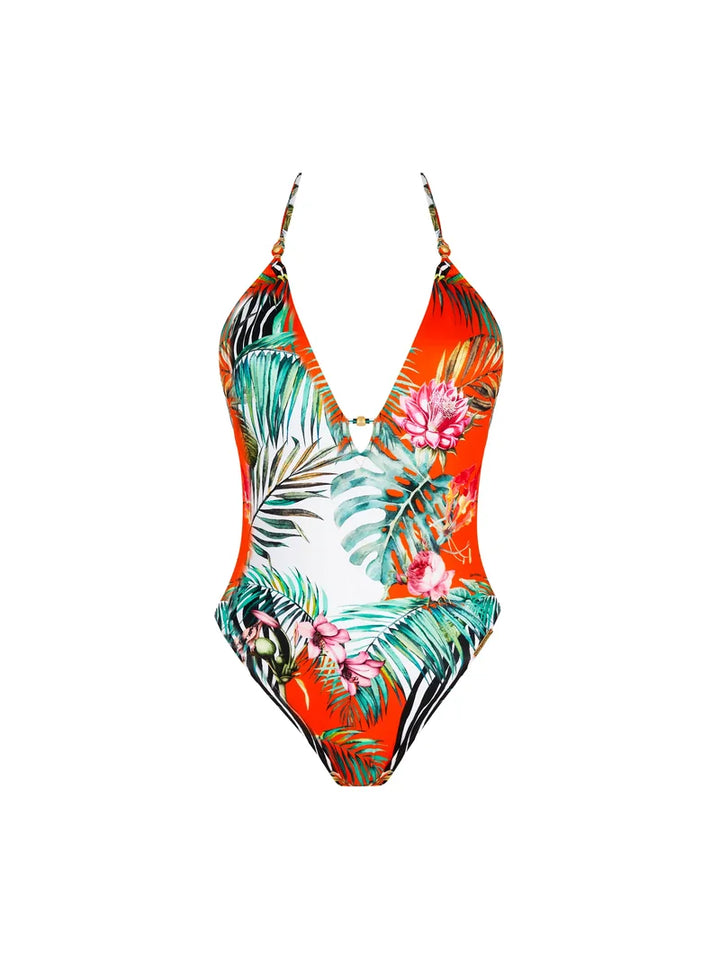 Lise Charmel Swimwear - Echappee Libre Wireless Seduction Halter Swimsuit Echappee Tropic