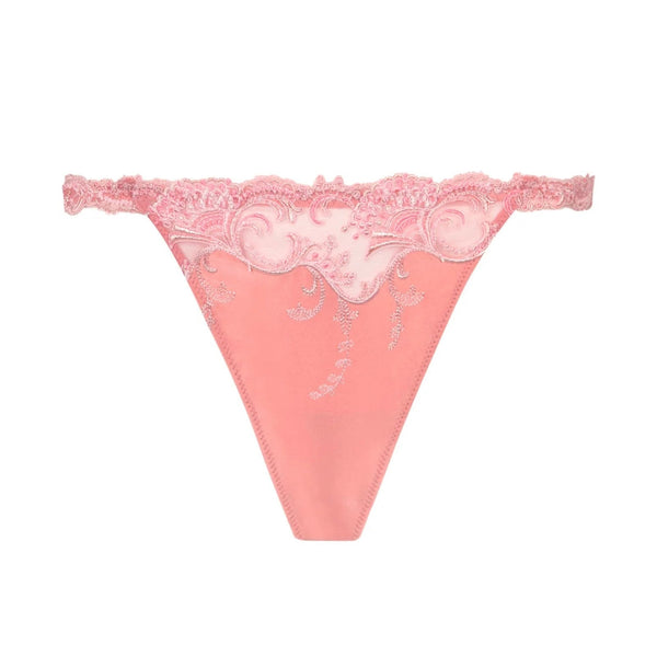 Lise Charmel - Splendeur Soie Sexy Thong Splendeur Rose | Ouh La La