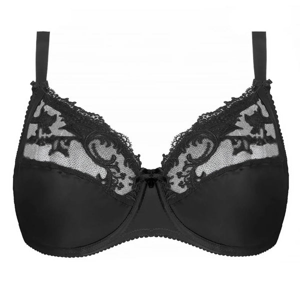 Lise Charmel - Splendeur Soie 3 Parts Full Cup Bra Noir | Ouh La La