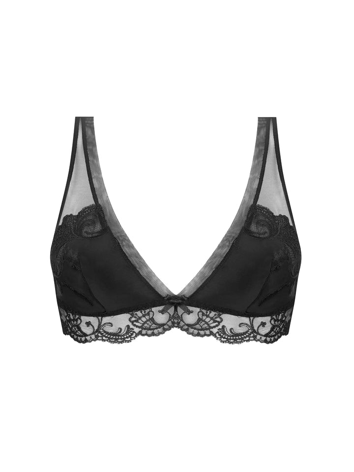 Lise Charmel - Splendeur Soie Non-Wired Triangle Bra Noir