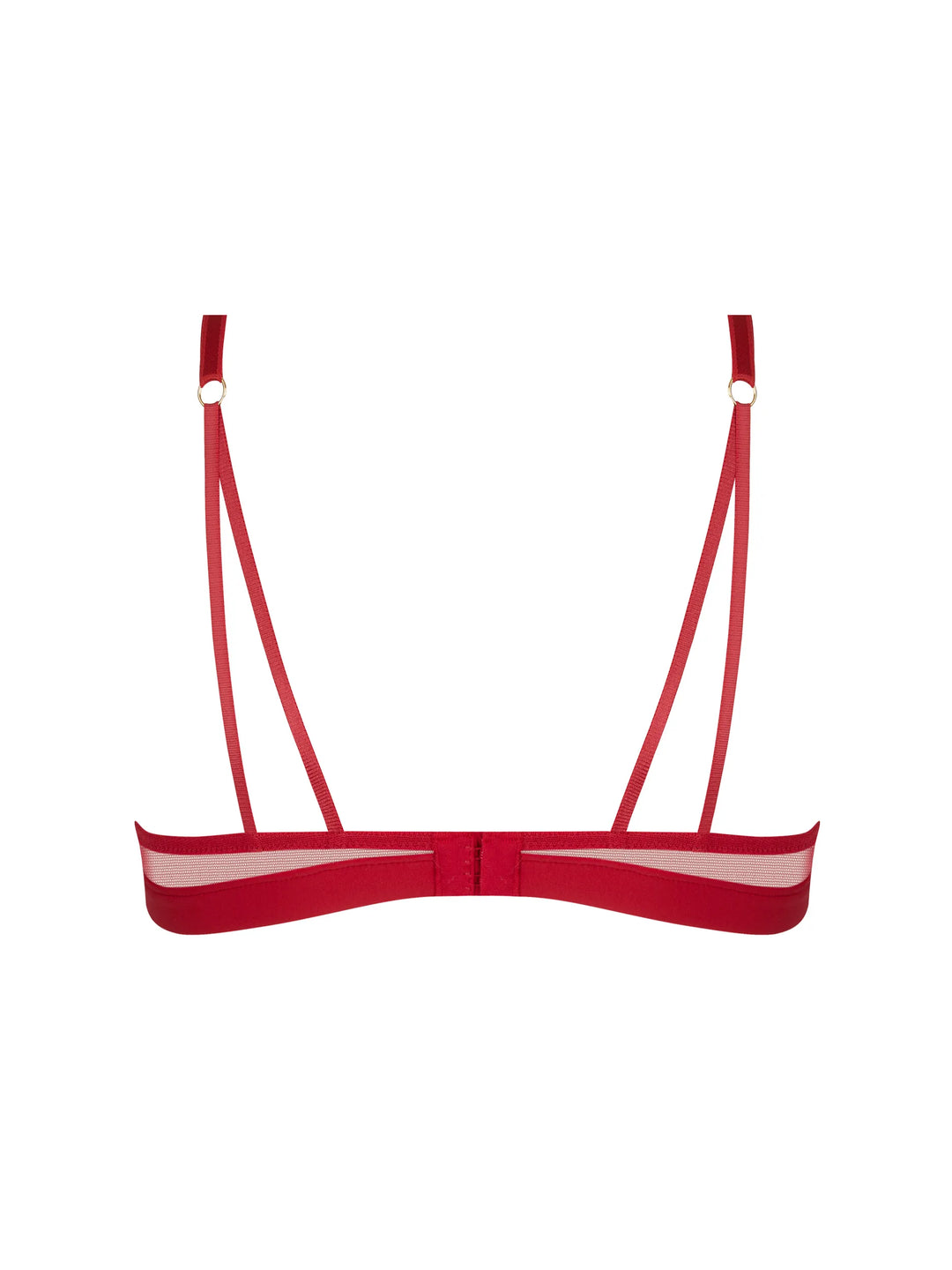 Lise Charmel - Adorable En Sexy Vertical Seam Half Cup Bra Rouge Effusion