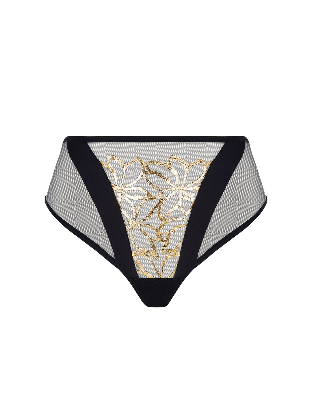 Lise Charmel - Eclats D'Or High Waist Brief Noir Or