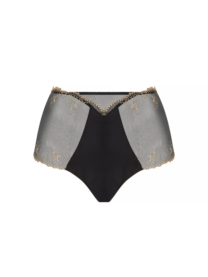 Lise Charmel - Eblouissante Icone High Waist Shorty Or Nuit