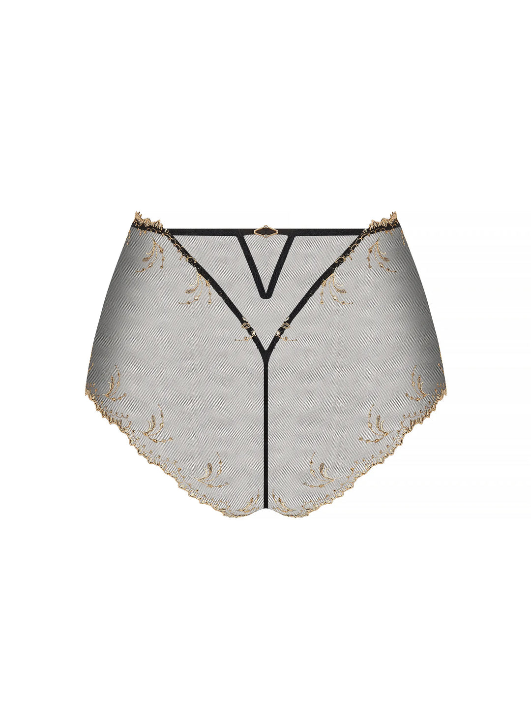 Lise Charmel - Eblouissante Icone High Waist Shorty Or Nuit