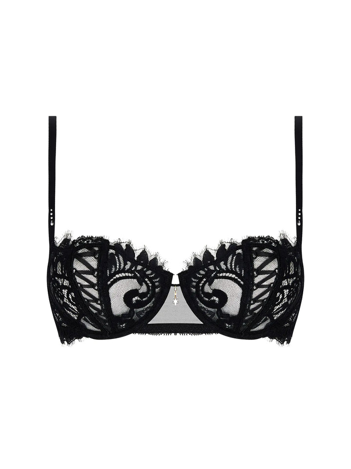 Lise Charmel - Desirs De Venise Vertical Seam Half Cup Bra Noir