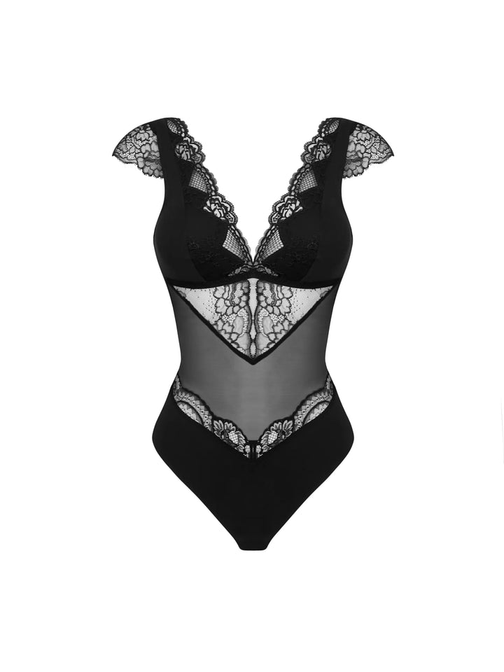 Lise Charmel - Sublime En Dentelle Lace Bodysuit Noir