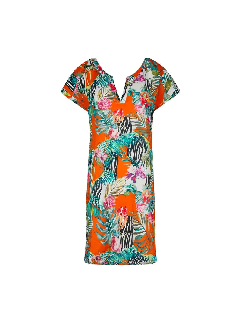 Lise Charmel Swimwear - Echappee Libre Short Sleeved Tunic Echappee Tropic